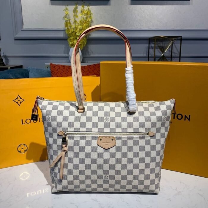 Louis Vuitton Iena MM Bag 34cm Damier Azur Canvas Fall/Winter Collection N44040, Beige – product image 1