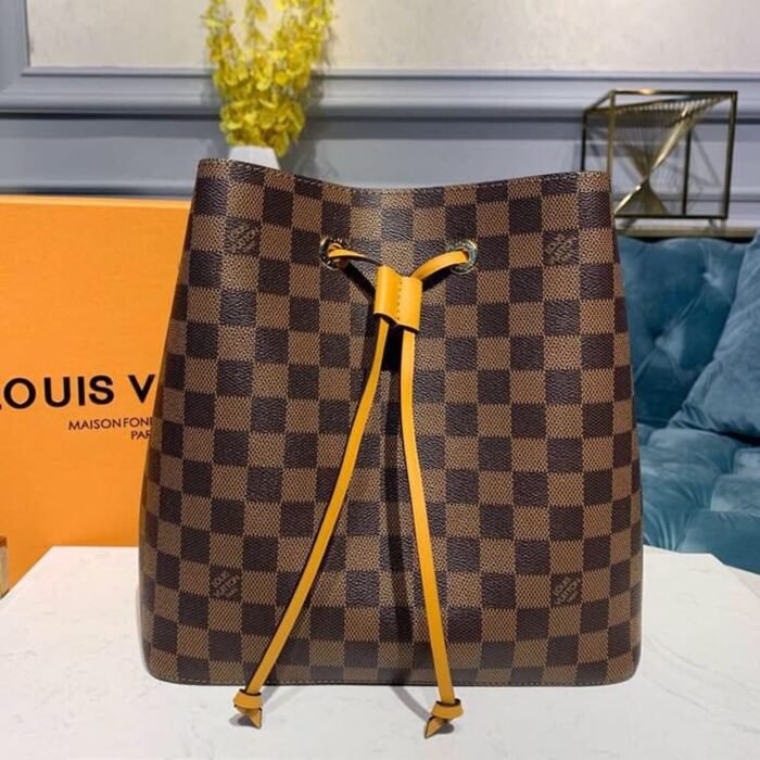 Louis Vuitton Néo Noé BB Bucket Bag 26cm Damier Ebene Canvas Spring/Summer Collection N40213, Safran – product image 1