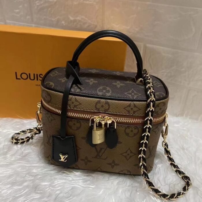 Louis Vuitton Nice BB Vanity Case Bag Monogram Reverse Canvas Fall/Winter Collection M53369, Brown – product image 1